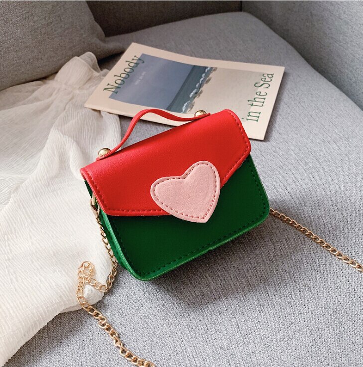 Piger kærlighed farve kontrast messenger taske - gult cover: 2