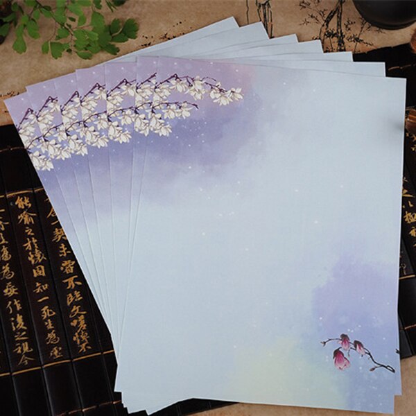 48 stuks schrijfpapier, briefpapiersets