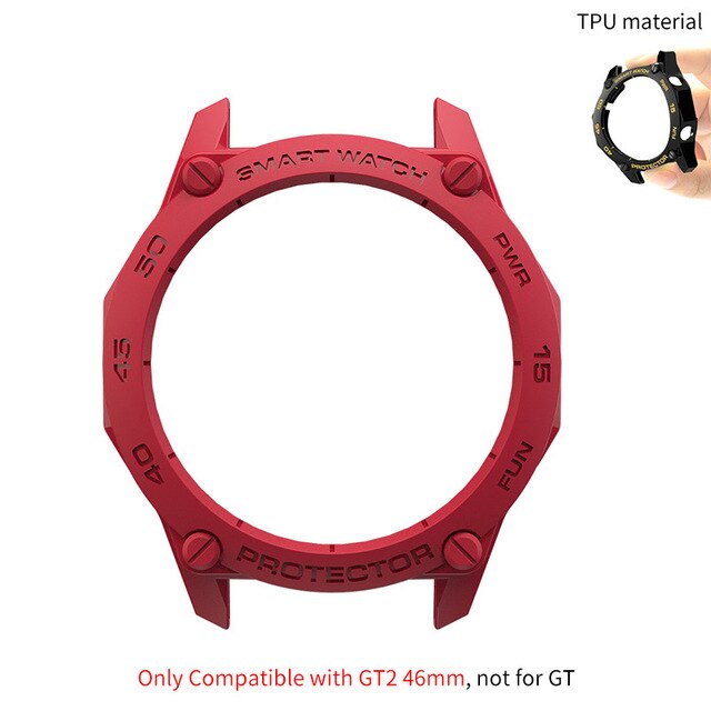 Case for Huawei Watch GT2 46mm Colorful Smart Watches Cover TPU Shell GT 2 46mm Protector SIKAI Sport Accessories for Huawei GT2
