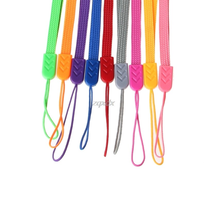 19.5cm Short Lanyard Strap Rope For Cell Phone USB Flash Drive Key ID Card Badge