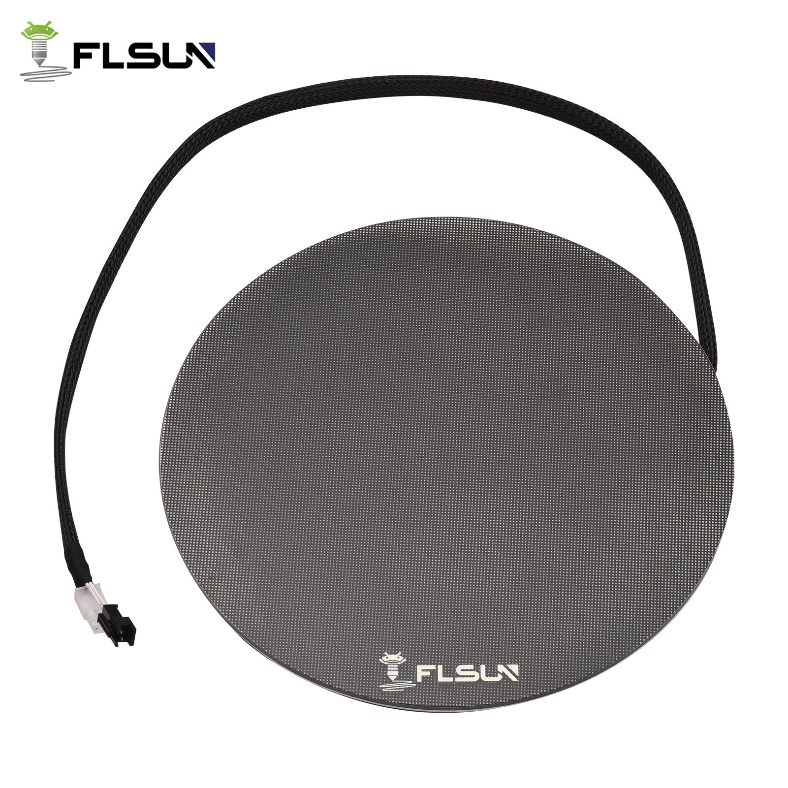 FLSUN Q5 3D Printer Glass Plate Build Surface Coated Lattice Glass Platform Heat Bed Glass Bed 3D Printer Upgraded Parts