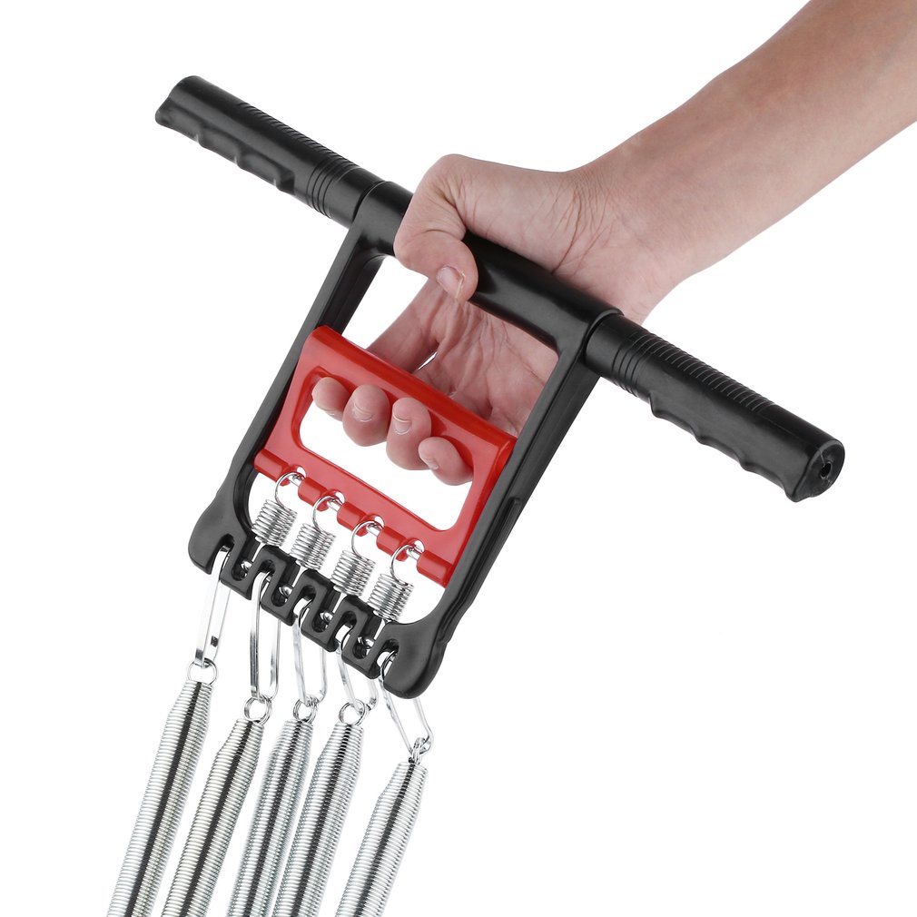 Multifunctional 5 Spring Chest Pull Expanders Exercise Practical High Strength Resistance Band Muscle Training Equipment