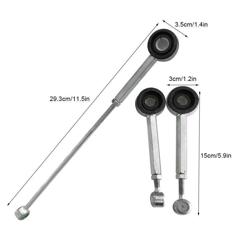 3X for Citroen Berlingo Xsara Peugeot 306 405 Partner Gear Link Linkage Rod Gearbox Set