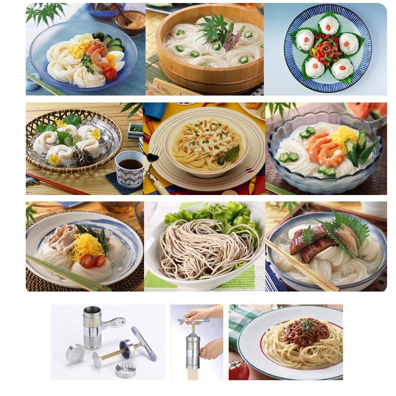Noodle Machine Household Small Pasta Noodle Machine Manual Noodle Machine Hand Making Noodle Machine Squeeze Noodle Artifact