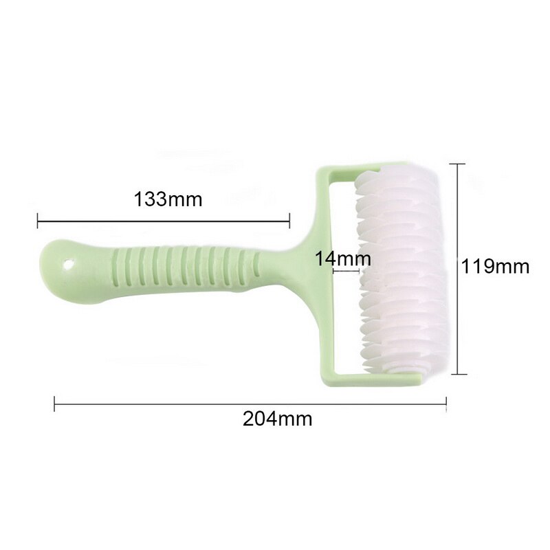 1PCS Pull Net Pizza Knife Wheel Pasta Lattice Roller Cutter Dough Biscuit Pie Kitchen Plastic Baking Tool Cutter Accessories