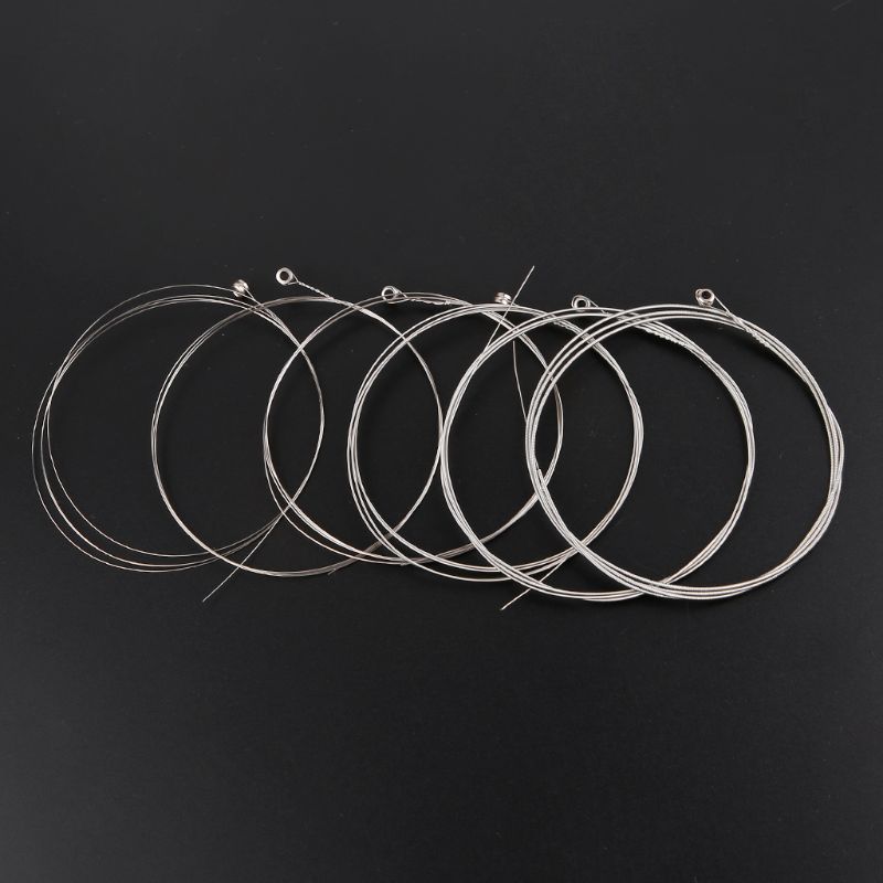 6pcs E104 Electric Guitar Strings 008-038 Plated Steel Core Nickel Alloy Wound D0LB