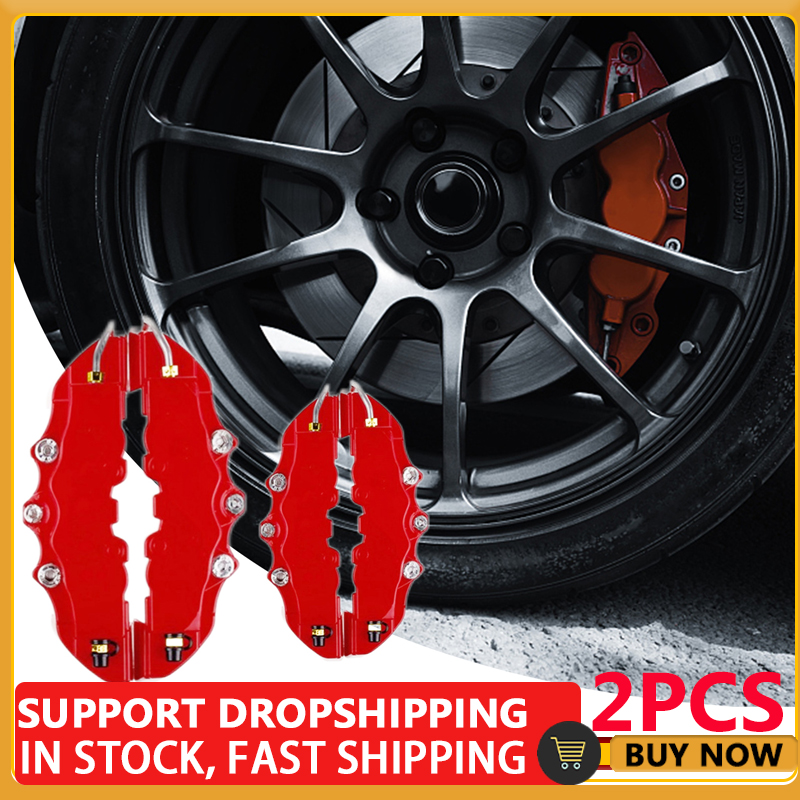 Remklauw Covers 2 Stuks Auto Disc Remklauw Covers Voor 2 Stuks Achter Remklauw Cover Guard Protector Cover Universal voor Front