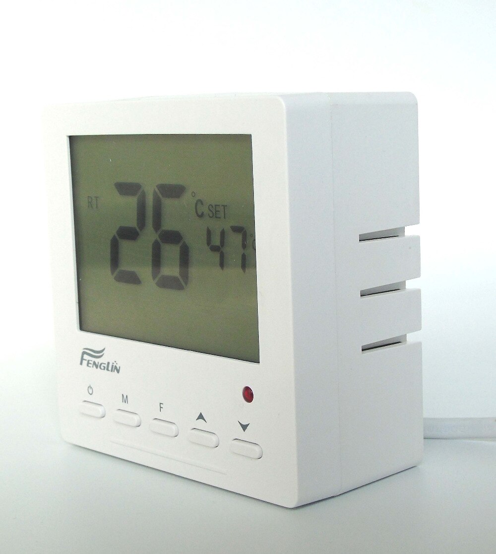 25A 5KW External installation digital floor heating thermostat for heater