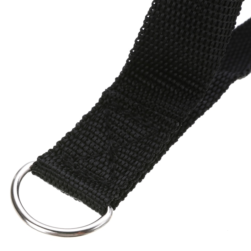 Black Nylon Tricep Rope Cable Handle Cable Crossover Gym Machine Attachment Resistance Fitness Exercise Sports