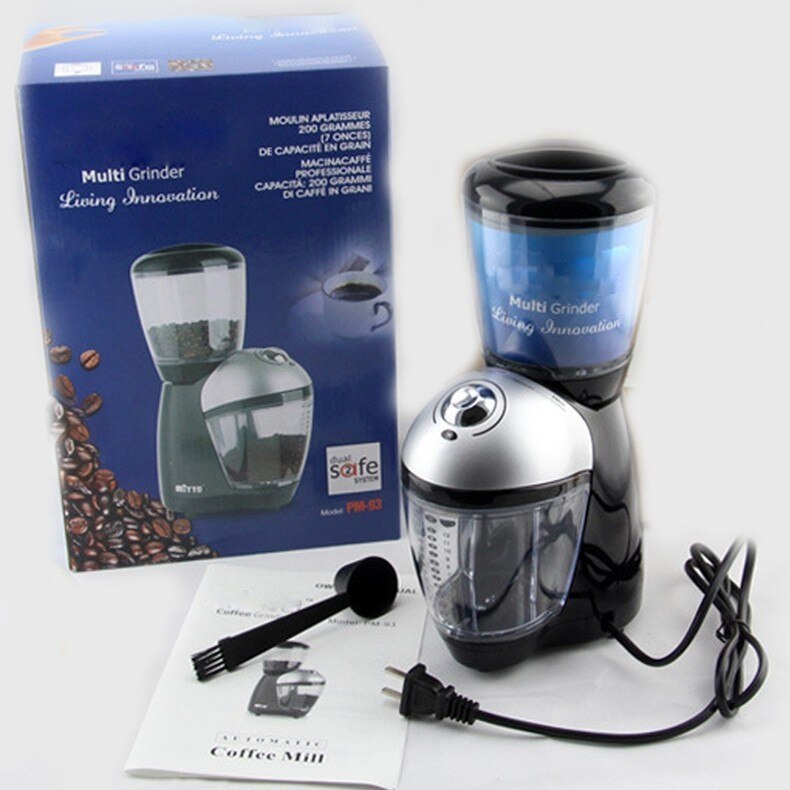 220v Mitto 200W High Power burr Coffee Grinder/electric coffee mill/Electric Grinding Machine Beans Nuts Grinders