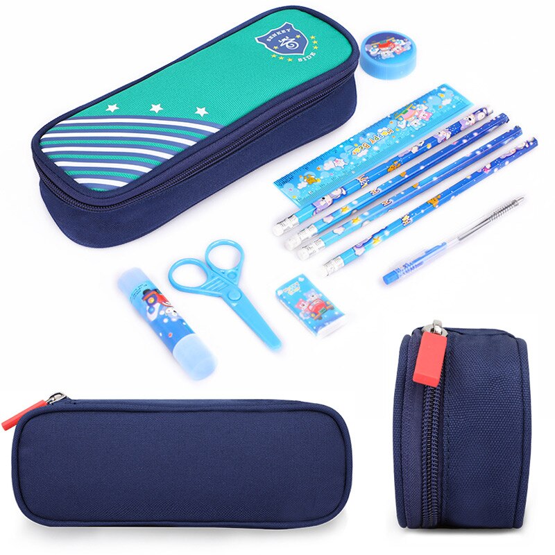 2 Kleuren Grote Capaciteit Etui Lichtgevende Pencilcase School Pen Geval Levert Potlood Schooltas Doos Potloden Pouch Briefpapier