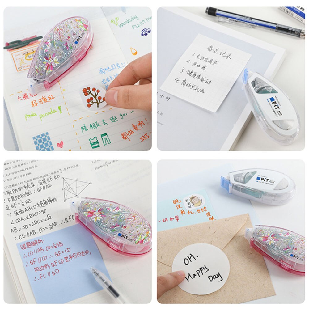 1Pc Dubbelzijdig Adhesive Dots Stok Roller Lijm Tape Dispenser Sticks Scrapbooking Decor Willekeurige Kleur School Office Supply