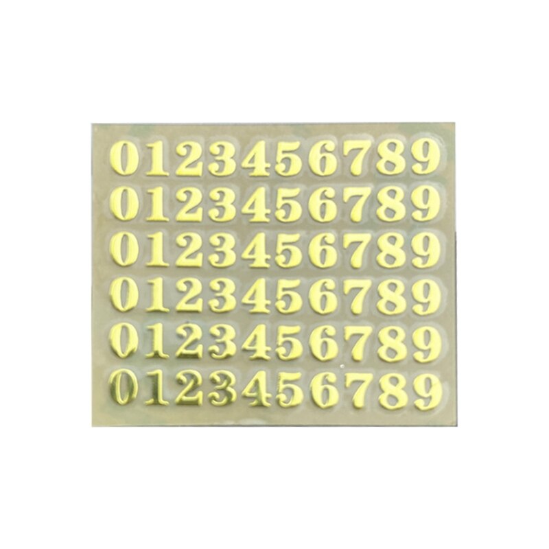 Gold/Silver Alphabet Glitter Epoxy Resin Metal Decorative Stickers English Letters Numbers UV Epoxy Resin Fillings Filler: 5