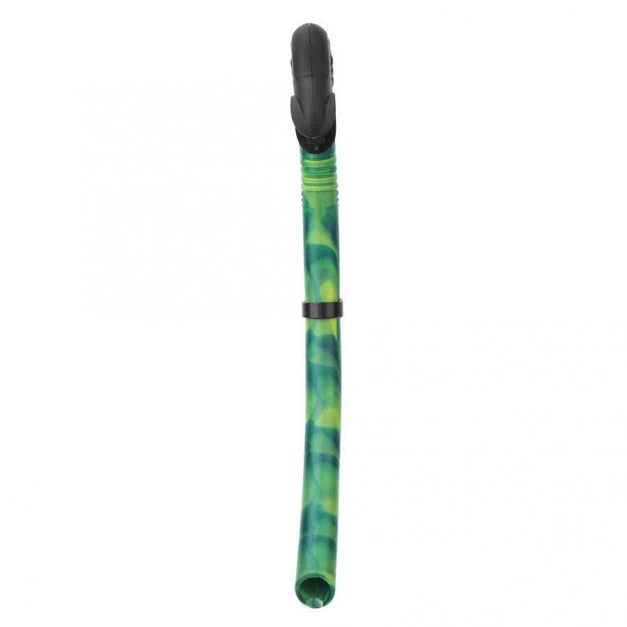 Diving Snorkel Silicone Camouflage Wet Underwater Diving Breathing Tube Swimming Diving Snorkeling Tube Float Underwater Snorkel