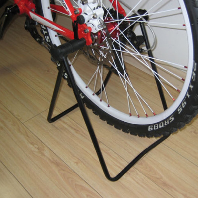 Universal Flexible Bicycle Bike Display Triple Wheel Hub Repair Stand Kick Stand For Parking Holder Folding