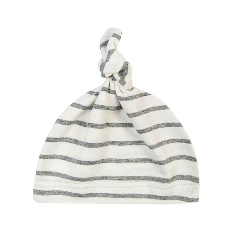 16 Colors Baby Newborn Boys Girls Beanies Caps Cute Toddler Beanie Infant Cotton Knot Sleep Hats Photography Props: Striped