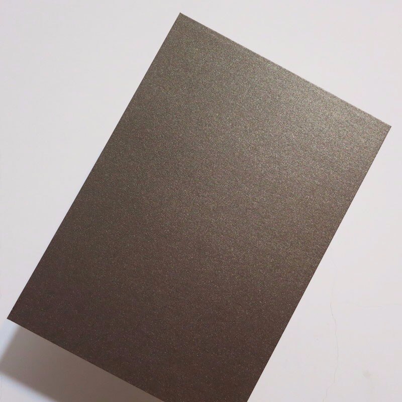 A5 Pearl Color Card Paper 250g Cardstock 20 colors optional: A5 Brown