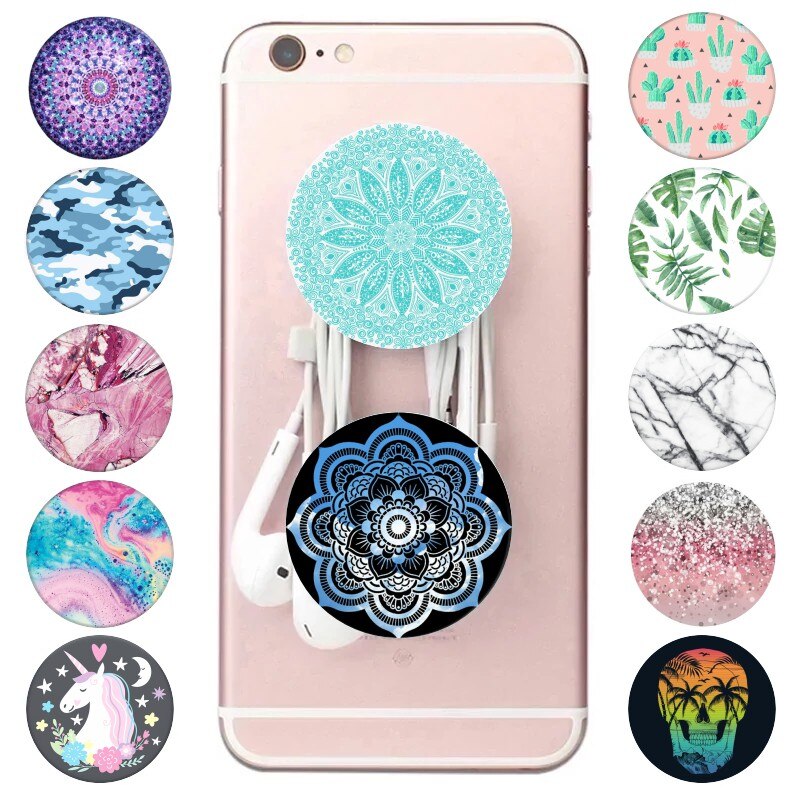 Popping Original Mandala попсокет Runde Smartphones Telefon Halter Abnehmbare Kleber Tasche Buchse Ausbau Stehen Grip попсокет