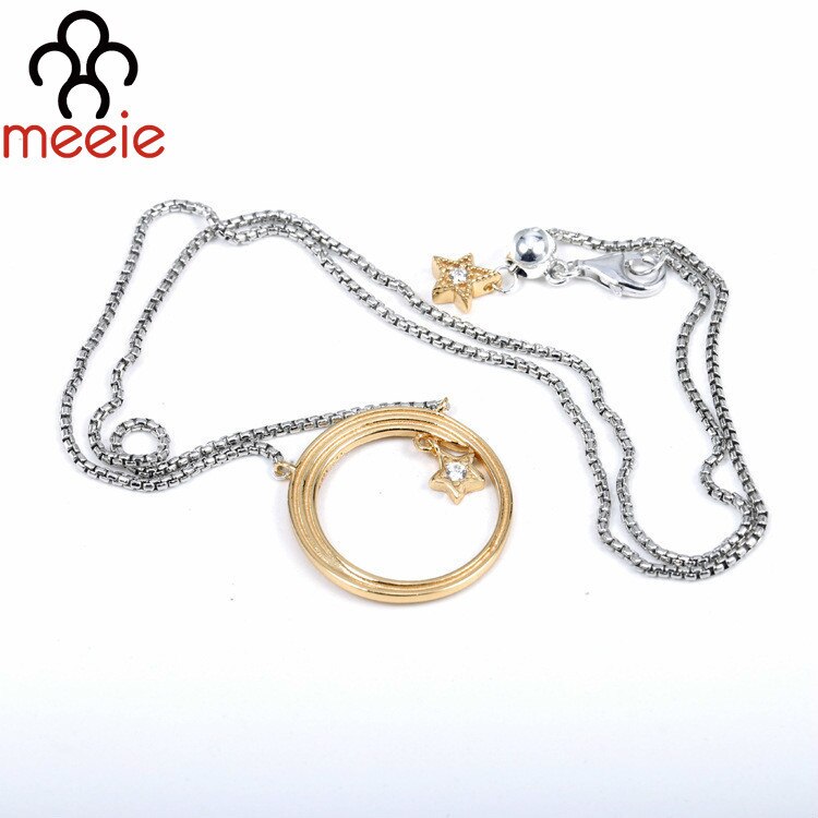 Authentische 925 Sterling Silber Halskette Original Venus Mond Halskette Schmuck Für frauen Hochzeit DIY Schmuck