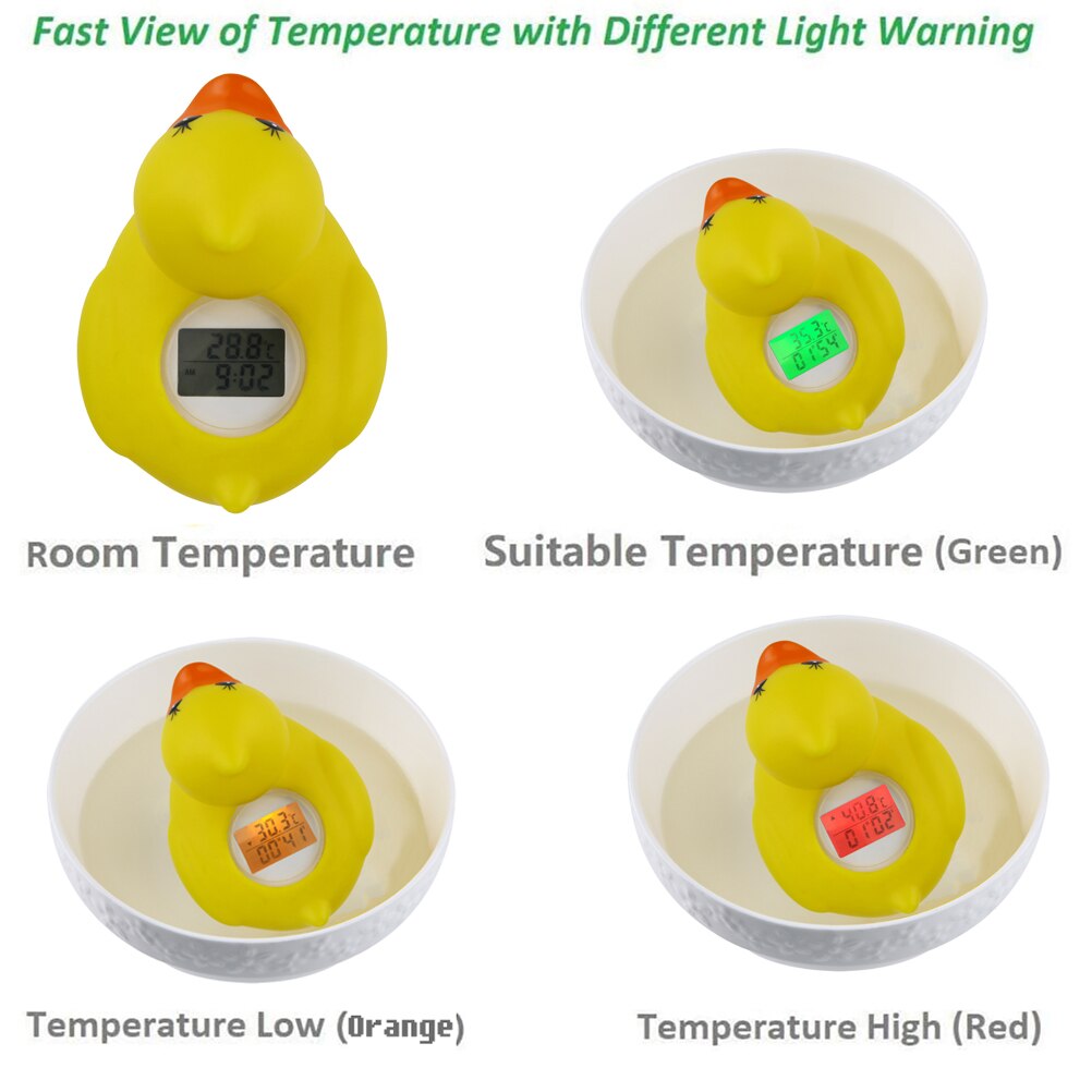 Baby Bath Thermometer Bath Water Temperature Digital Room Thermometer Duck Floating Thermometer