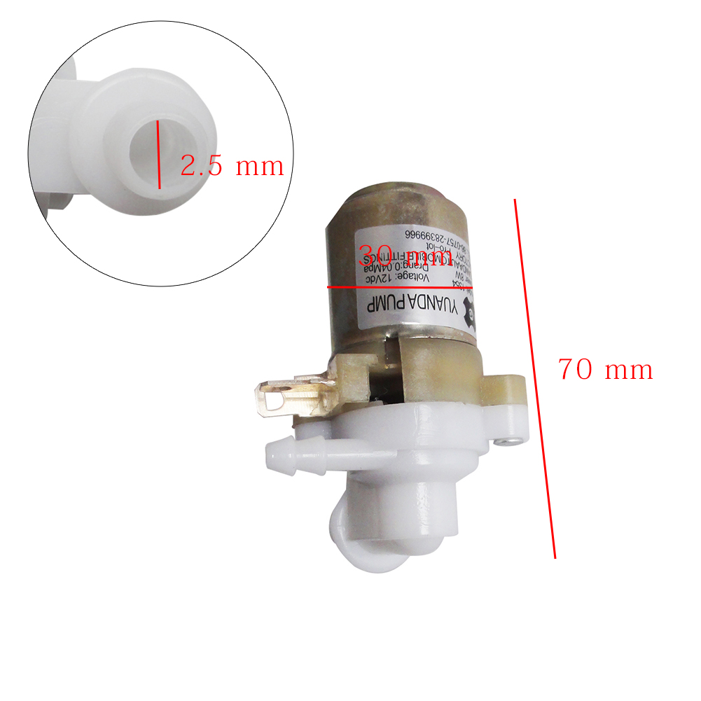 Universal bil front 12v enkelt udtag sprinklerpumpe passer til alle biler