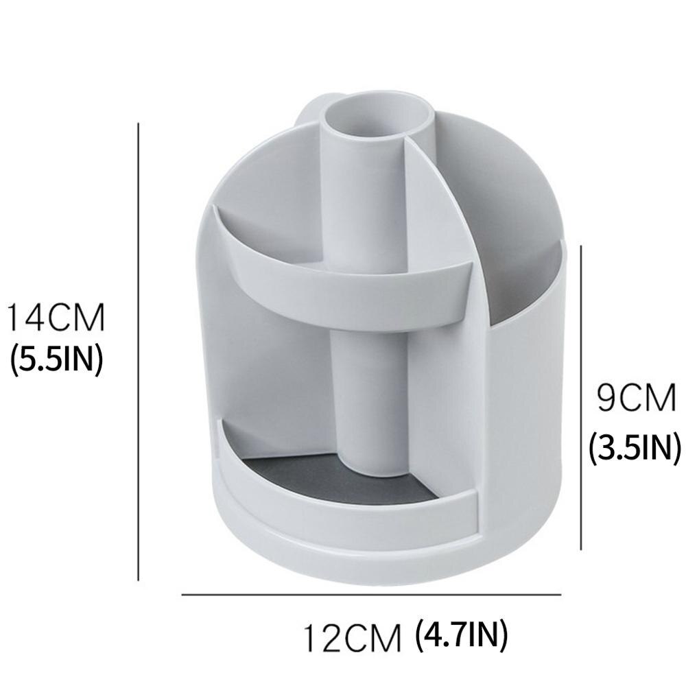 Rotating Pen Holder Desk Pen Organizer Holder Pen Pencil Ruler Organizer Multi-Purpose Desktop Storage Box Office Stationery: 02