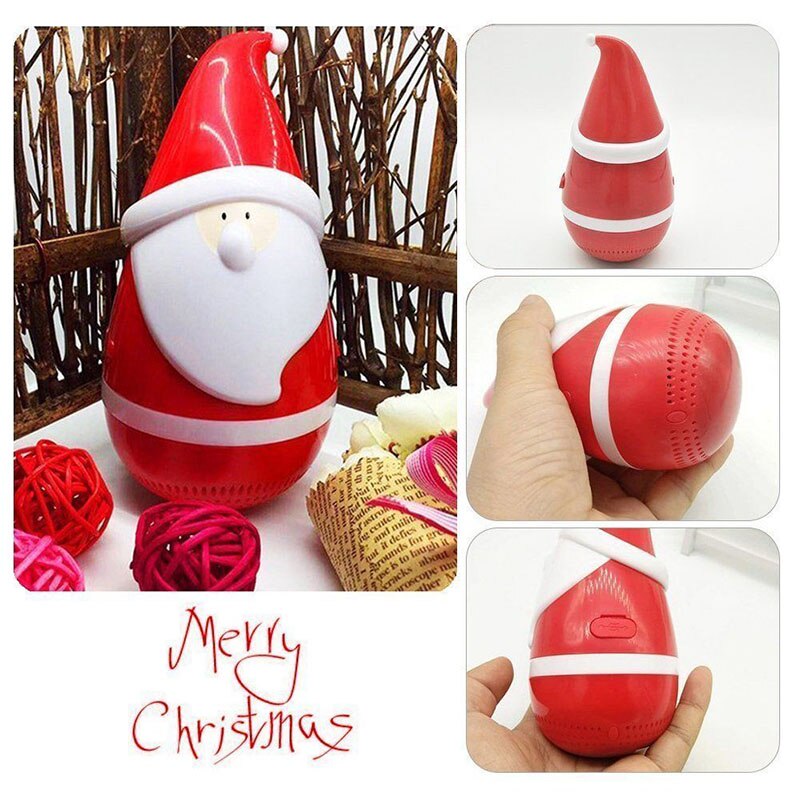 de noël! Mini père noël Bluetooth haut-parleur mignon gobelet sans fil stéréo Surround haut-parleur Subwoofer Hifi lecteur de musique