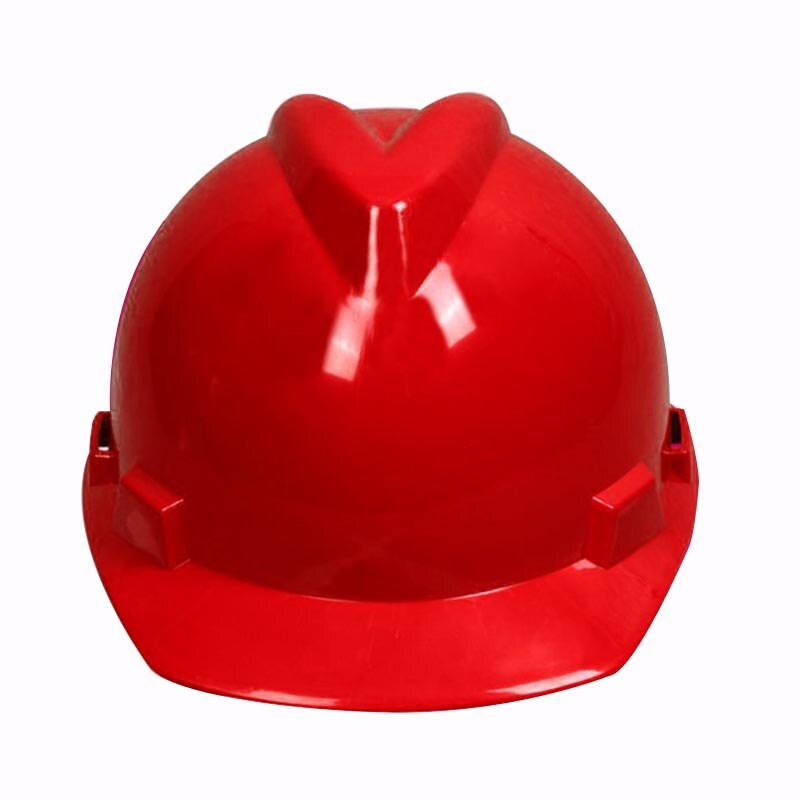 Adults Adjustable ABS Impact Resistance Rescue Helmet For Fire Protection Workplace Safety Wear Accessories: Red