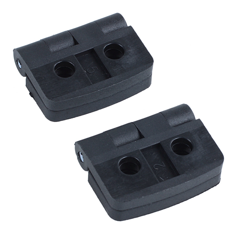 ! Charnières de porte renforcées en plastique noir, 14 pièces, 40 Mm X 30Mm et 40X40 Mm