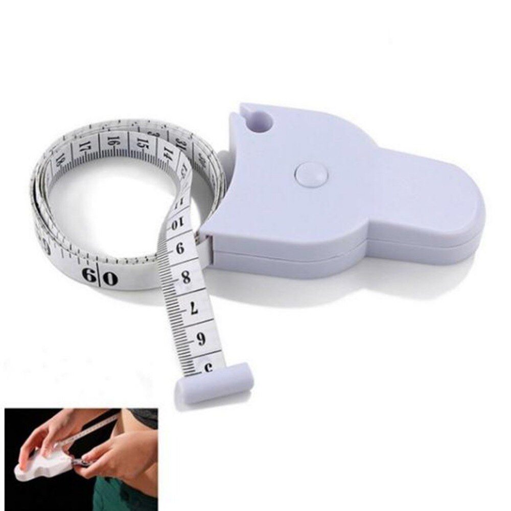 1 Pc Simple Cnvenient Body Tape Measure for Measuring Waist Diet Weight Loss