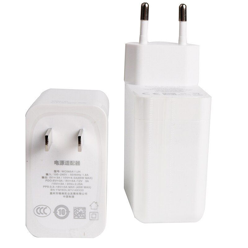 Oneplus 65w charger original EU Warp Fast charger adapter Type C To type C Cable For OnePlus 9 PRO 8T 8 Pro 8 7T Pro Nord