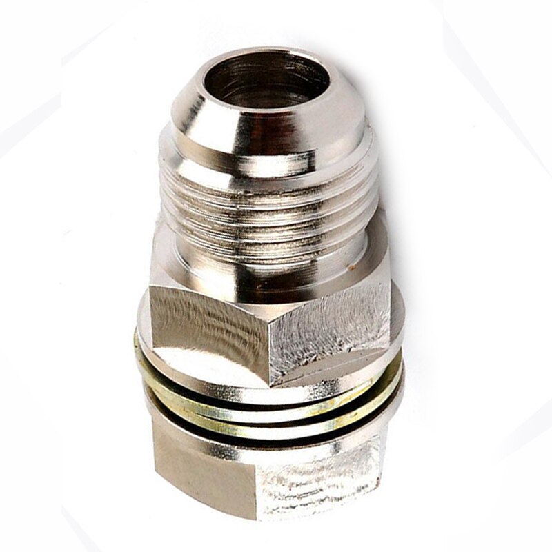 Non Welding Oil Pan Adaptor Silver Adapter fitting kit Turbo Drain Plug