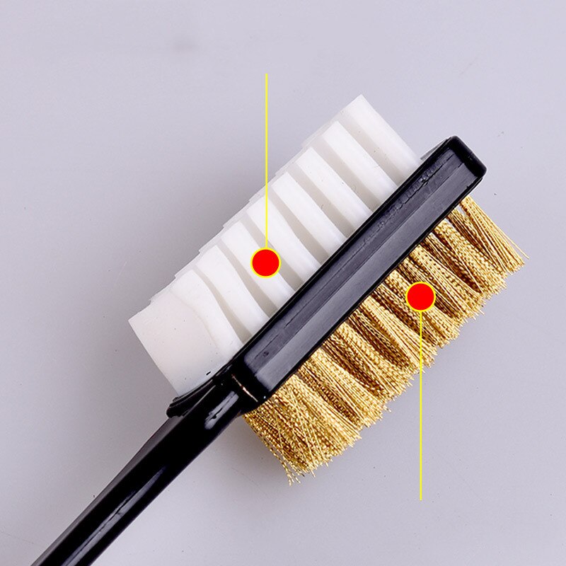 Juego de brochas de goma para limpieza lateral, de 2 pares, aptas para zapatos de piel nobuk de ante, pulidora de zapatos, accesorios para el hogar