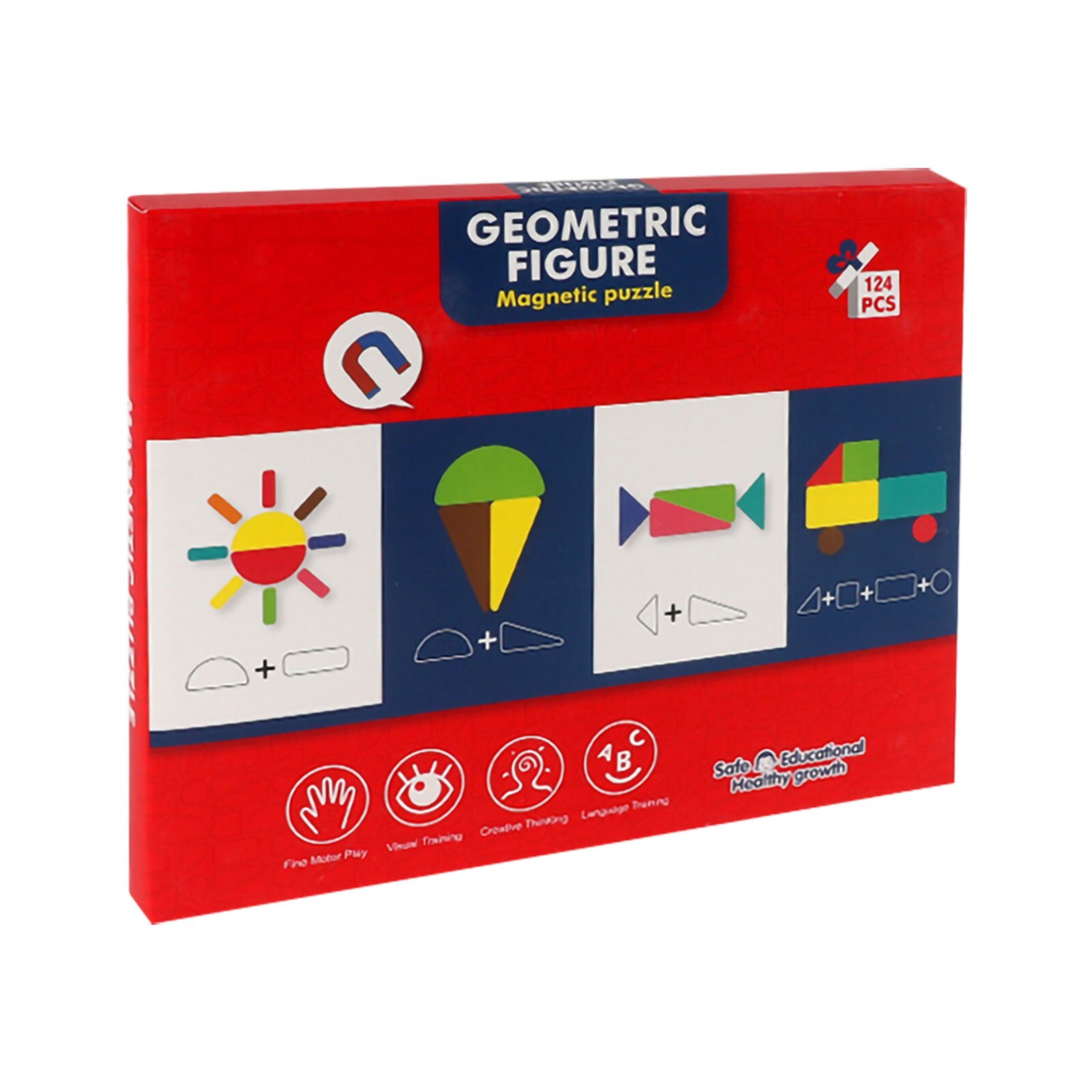 Puzzel Vroege Jeugd Onderwijs Puzzel Magnetische Diy Speelgoed 3d Drie-Dimensionale Puzzel Kinderen Games Детские Игрушки: F