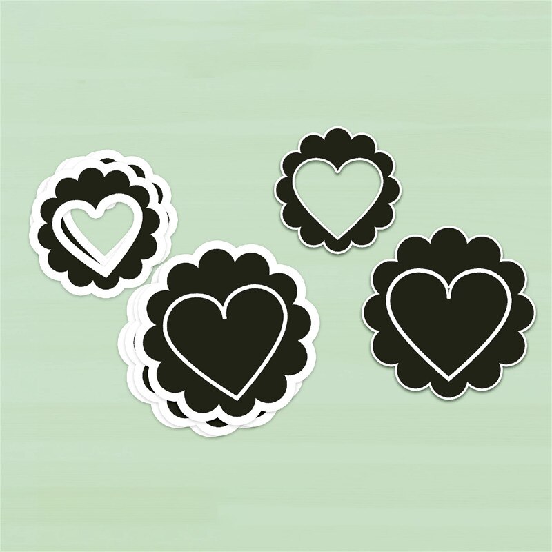 YaMinSanNiO Flower Heart Metal Cutting Dies Love F... – Grandado