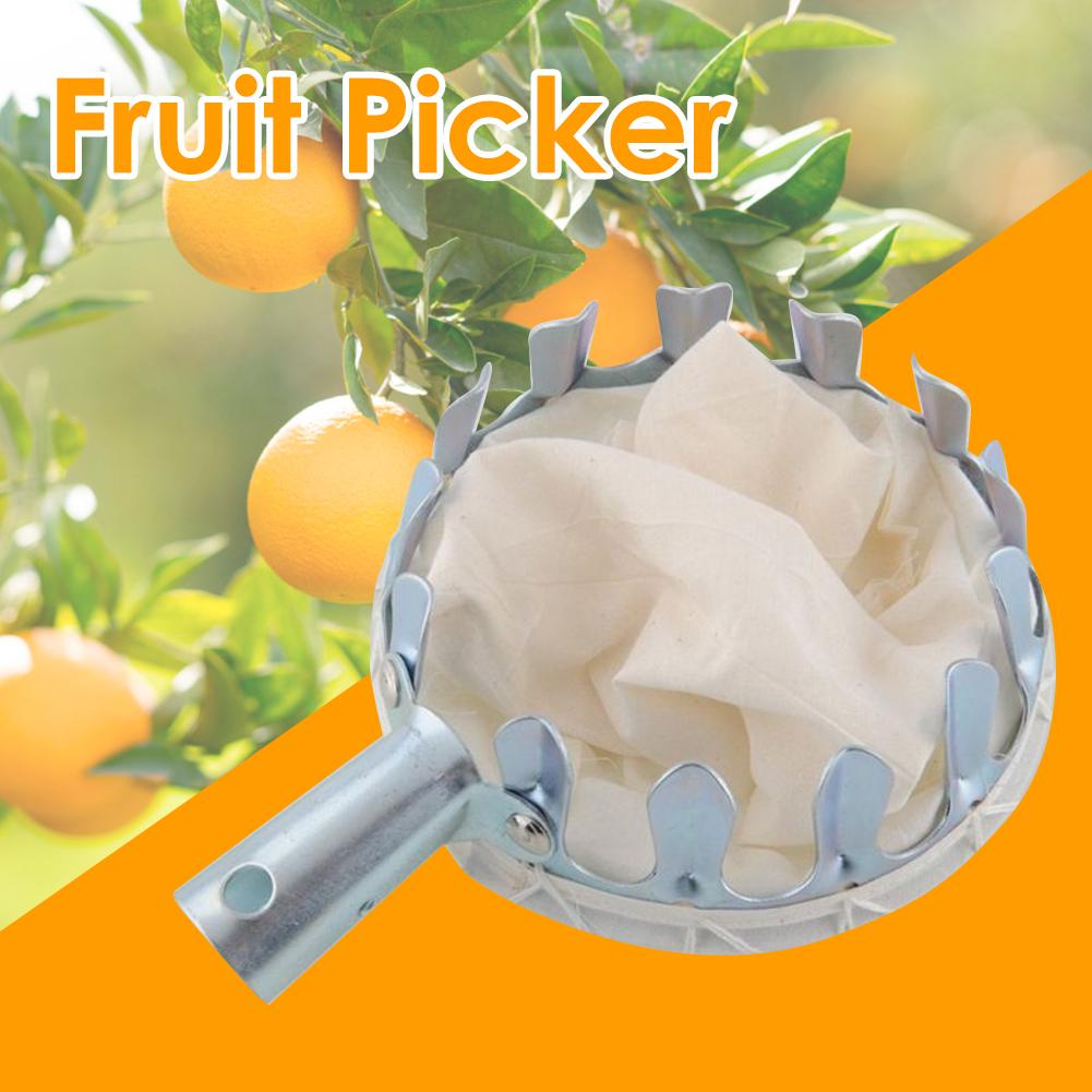 Metal Fruit picker Convenient Horticultural Fruit Picker Gardening Apple Peach Picking Tools High Tree Picking Tool