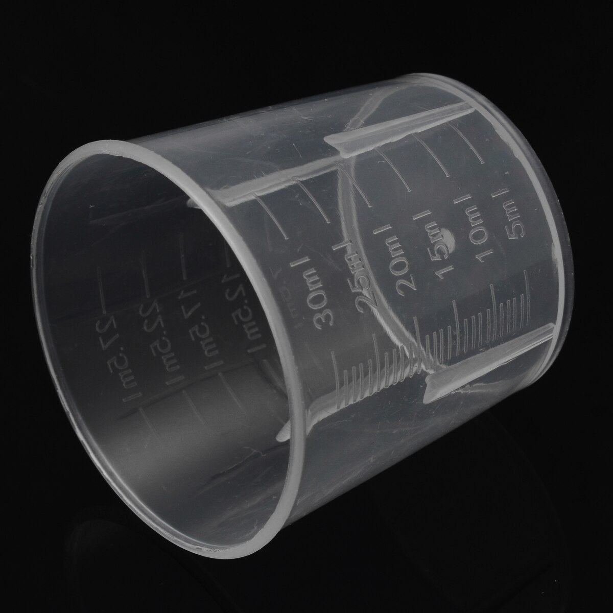 10pcs 30ML Plastic Clear Measuring Cups Medicine Measure Cups Cup with Graduated Kitchen Tool Supplies