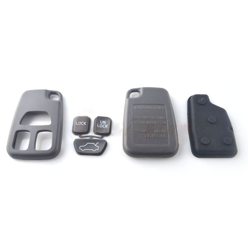 Flip Key Shell For VOLVO S40 V40 S60 S80 XC70 3 Button Remote Case Fob Flip Folding VOLVO Car Key