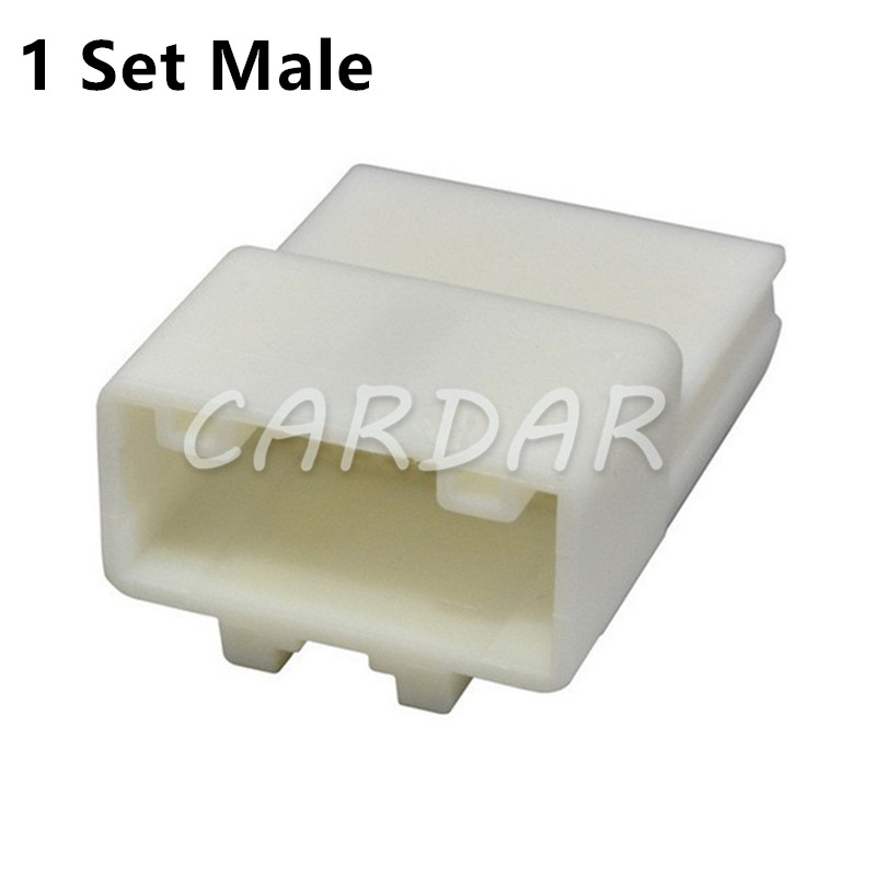 1 Set 18 Pin 90980-12412 90980-12411 Car Electrical Connector Automotive Socket With Terminal: WHITE