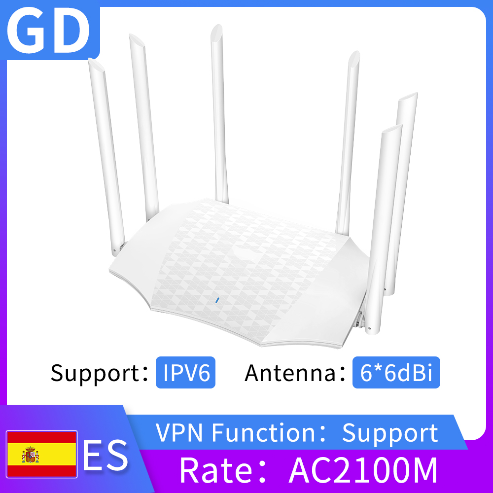 AC23 AC2100 Draadloze Router Gigabit 10/100/1000M Router Wifi Meertalige Taal: General / AC21