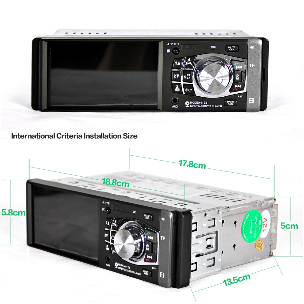 XIAOMI Radio Car Autoradio 1 Din Bluetooth SD MP3 Player Coche Radios Poste Para Auto Audio Stereo Carro Samochodowe Automotivo