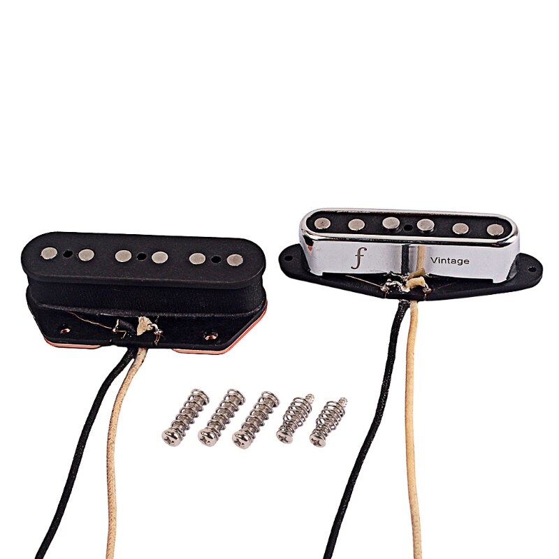 "Vintage Geruisloze Tele Geruisloze Bridge Neck Gitaar Pickup Set