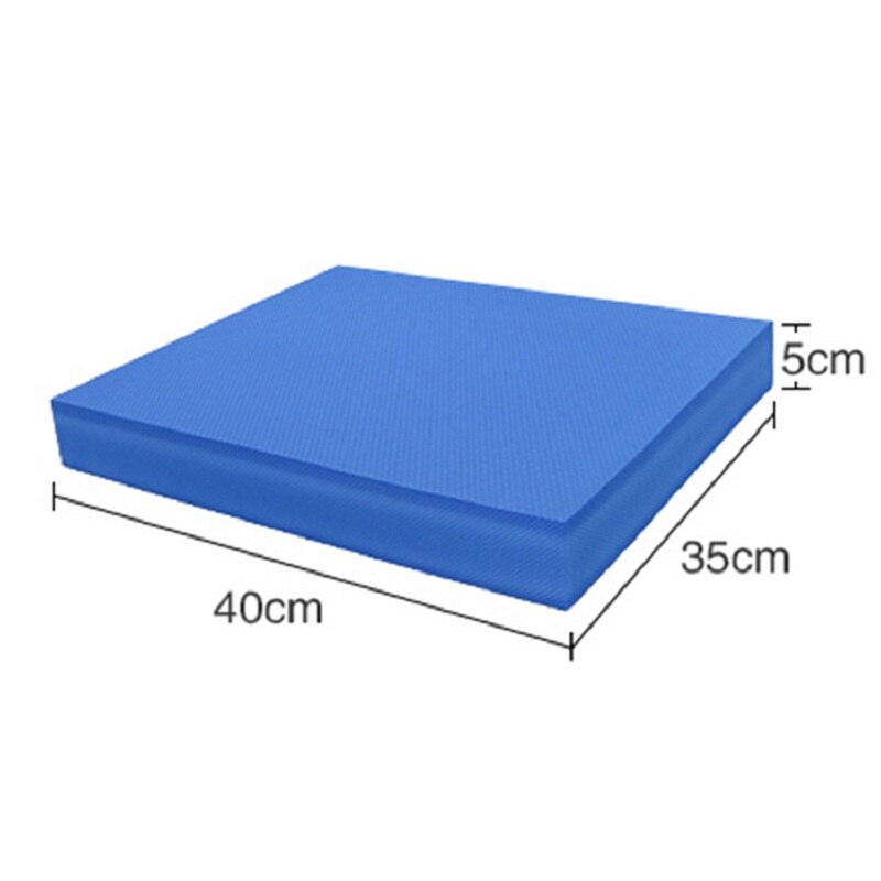 TPE Thickened Yoga Foam Block Non-Slid Balance Pad Cushion Waist Ankle Knee Rehabilitation Physical Therapy Training Gym Mats