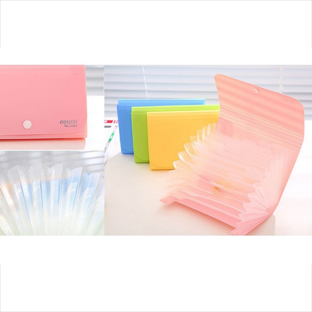 Candy Color A6 File Folder Accordion Style Mini Bi... – Grandado