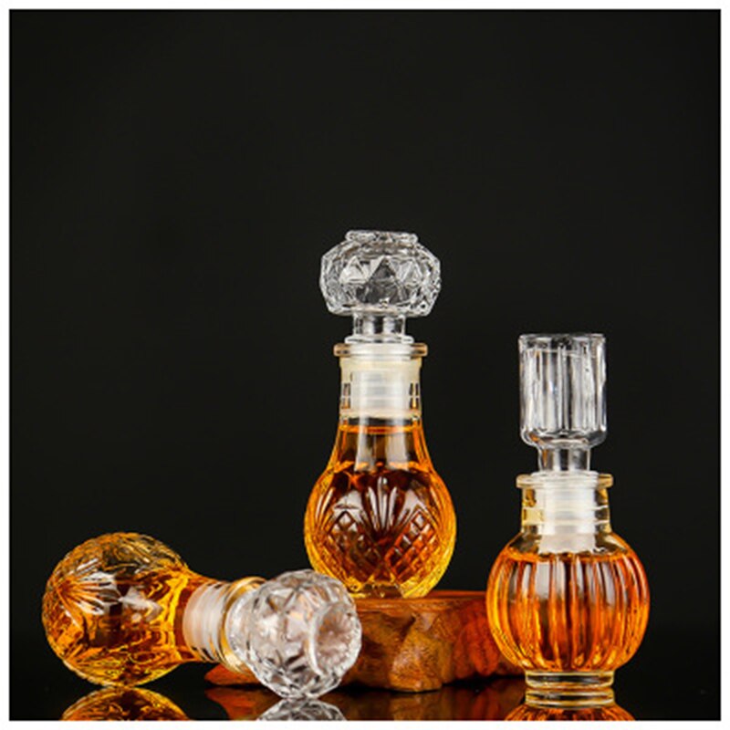 1 pièces petite maison fête whisky bouteille de vin clair vin décanteur GLA-137