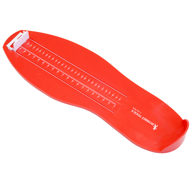 18-48 Euro Size Professionele Voet Meten Gauge Usa Maat 0-30Cm Kinderen Volwassen Schoen Measure Tool sizer Schoenmaat Rekenmachine: 30cm EURO UK red