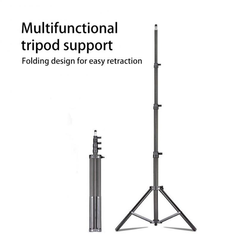 Estabilizador de cardán con seguimiento facial automático, trípode para teléfono, accesorios con rotación de 360 grados, AI inteligente, seguimiento de foto, Vlog, grabadora de vídeo, novedad: 2.1m Tripod
