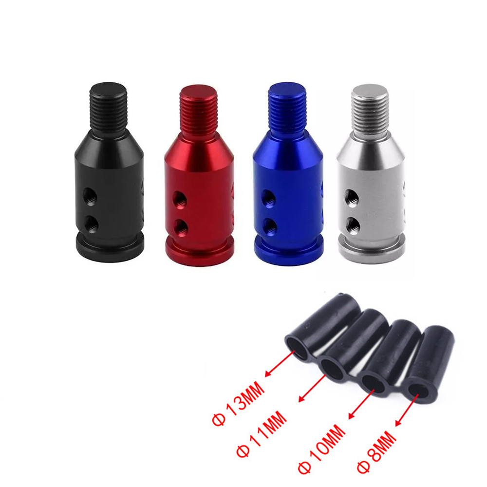 RASTP-JDM Racing Universal Aluminum Shift Knob Adapter Fit for Non Threaded Shifter Auto shifters M12x1.25mm/M10x1.5mm RS-SFN057