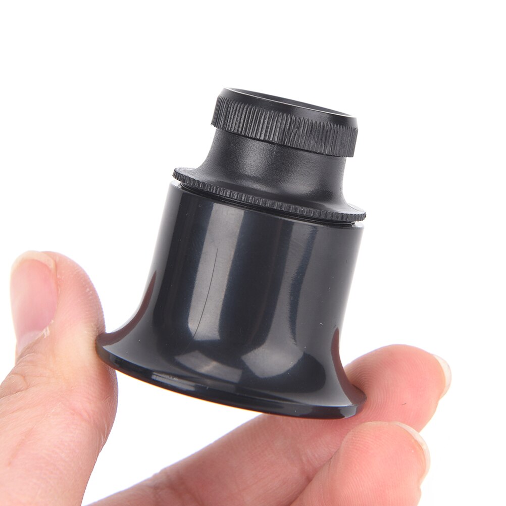 Portable 5X 10X 15X 20X Jeweler Watch Magnifier Tool Monocular Magnifying Glass Loupe Lens Eye Magnifier Len Repair Kit Tool