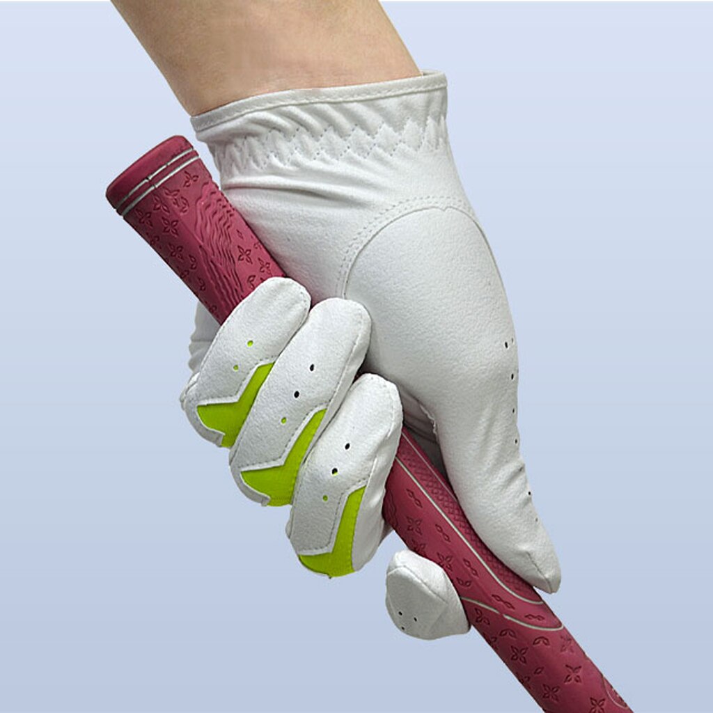 Luva feminina de microfibra anti suor, luva de destro respirável esportiva para golf golfer equipamento para clube